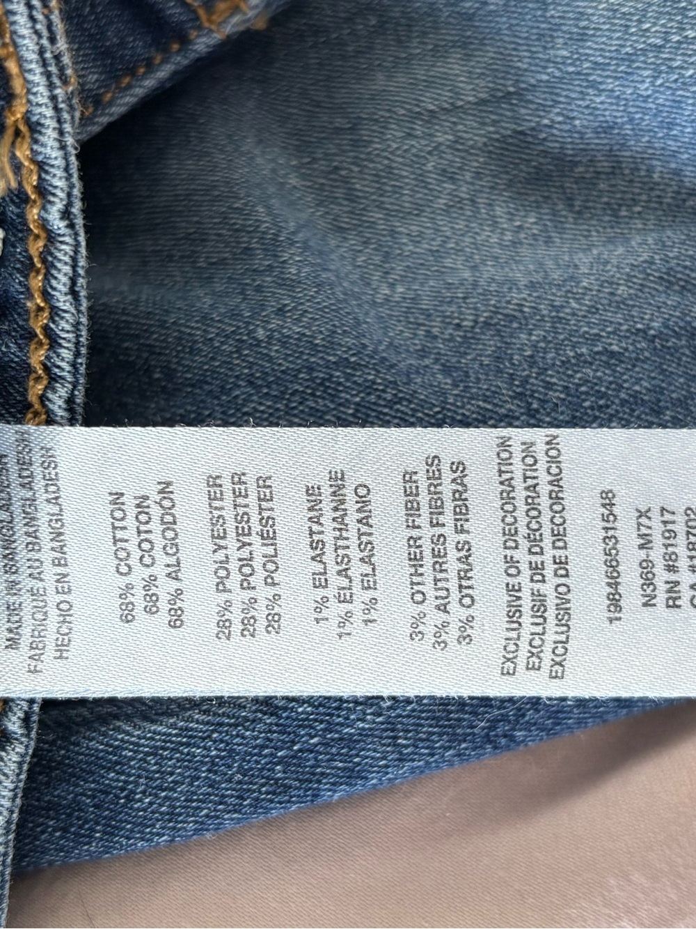 Levi’s girls size 14 Blue Denim Jeans fit n flare - Picture 5 of 5